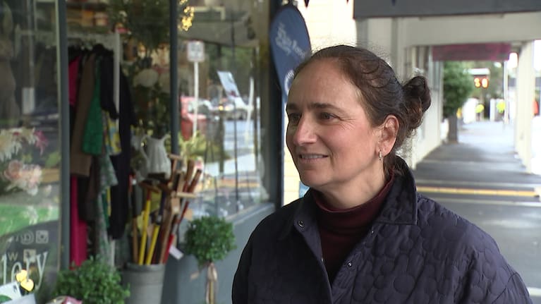 Island Bay business owner Fran De Gregorio.