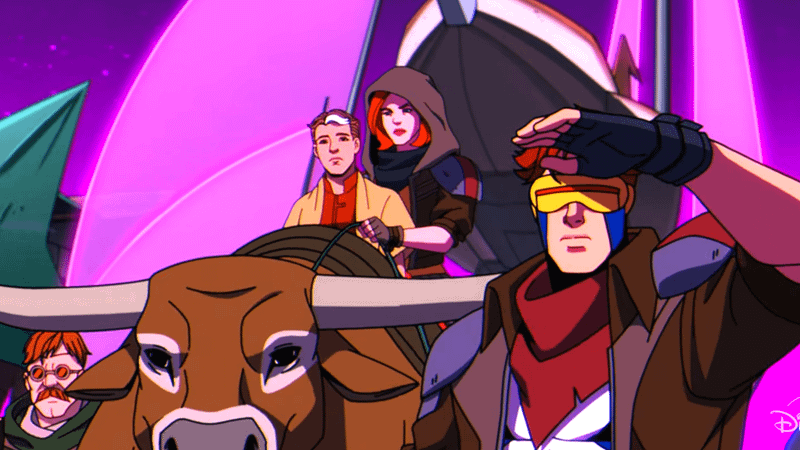 Jean Grey and the X-Men in X-Men '97 Season 2.