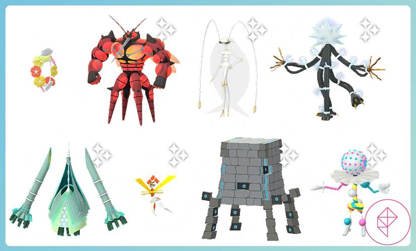 Comfey, alongside a plethora of Ultra Beasts, in Pokémon Go