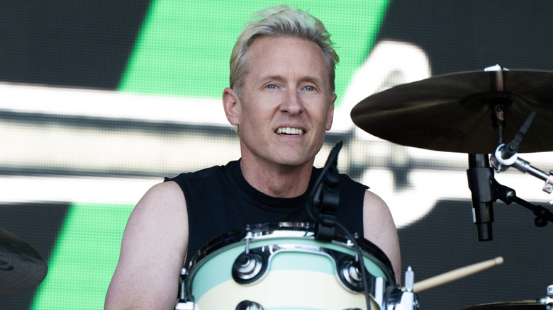 Josh Freese playing drums