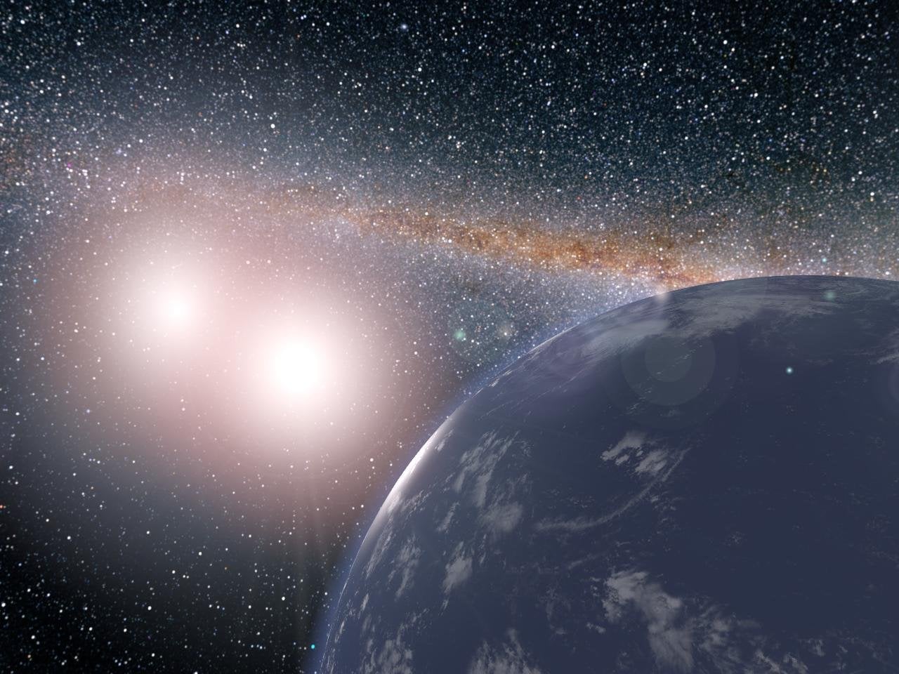 Artist's concept of a water world. Credit - NASA/JPL-Caltech