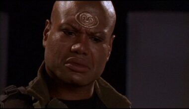 Teal'c from Stargate SG-1, looking angry.