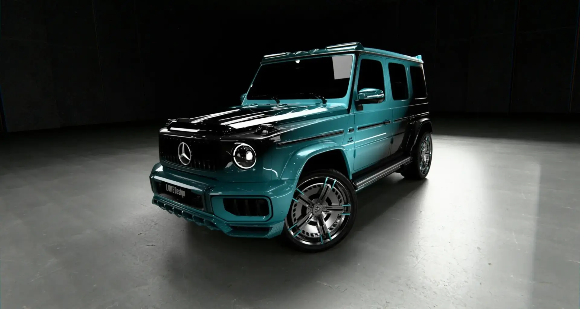 Larte gives Mercedes-AMG G 63 a teal F1-style revamp
