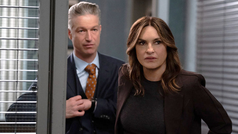 Carisi and Benson in Law & Order: SVU