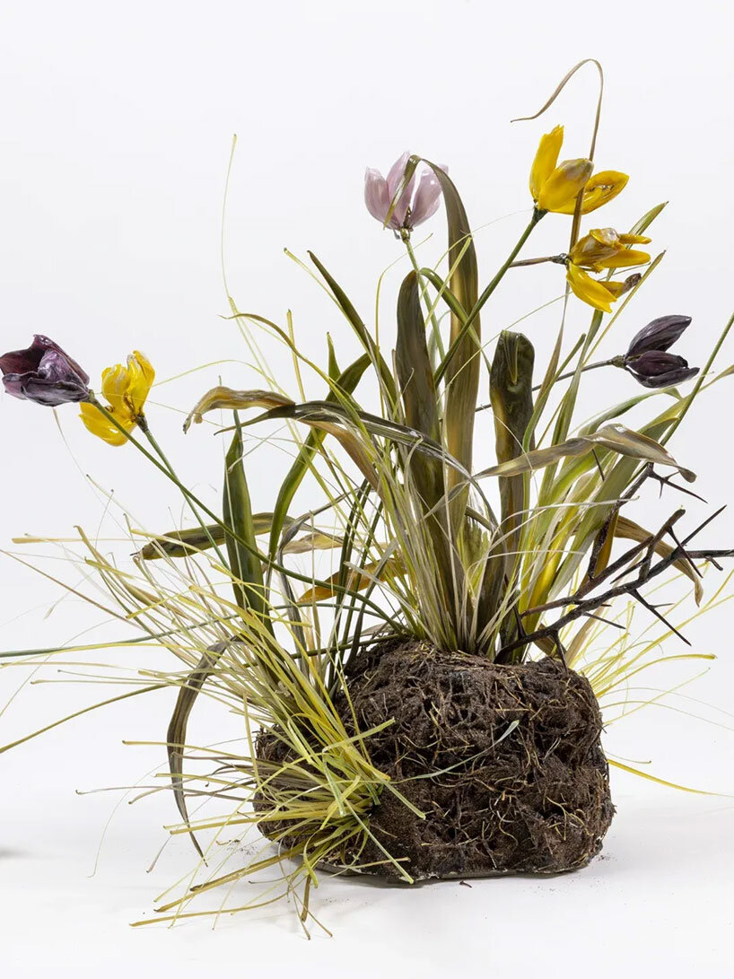 lilla tabasso sculpts the melancholy of botanical decay in hyperrealistic murano glass - 3