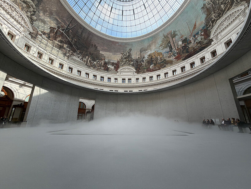 living fog cloud by fujiko nakaya fills tadao ando's rotunda at paris's bourse de commerce - 3