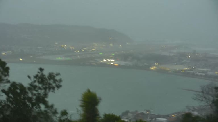 Looking towards Wellington Airport on June 26