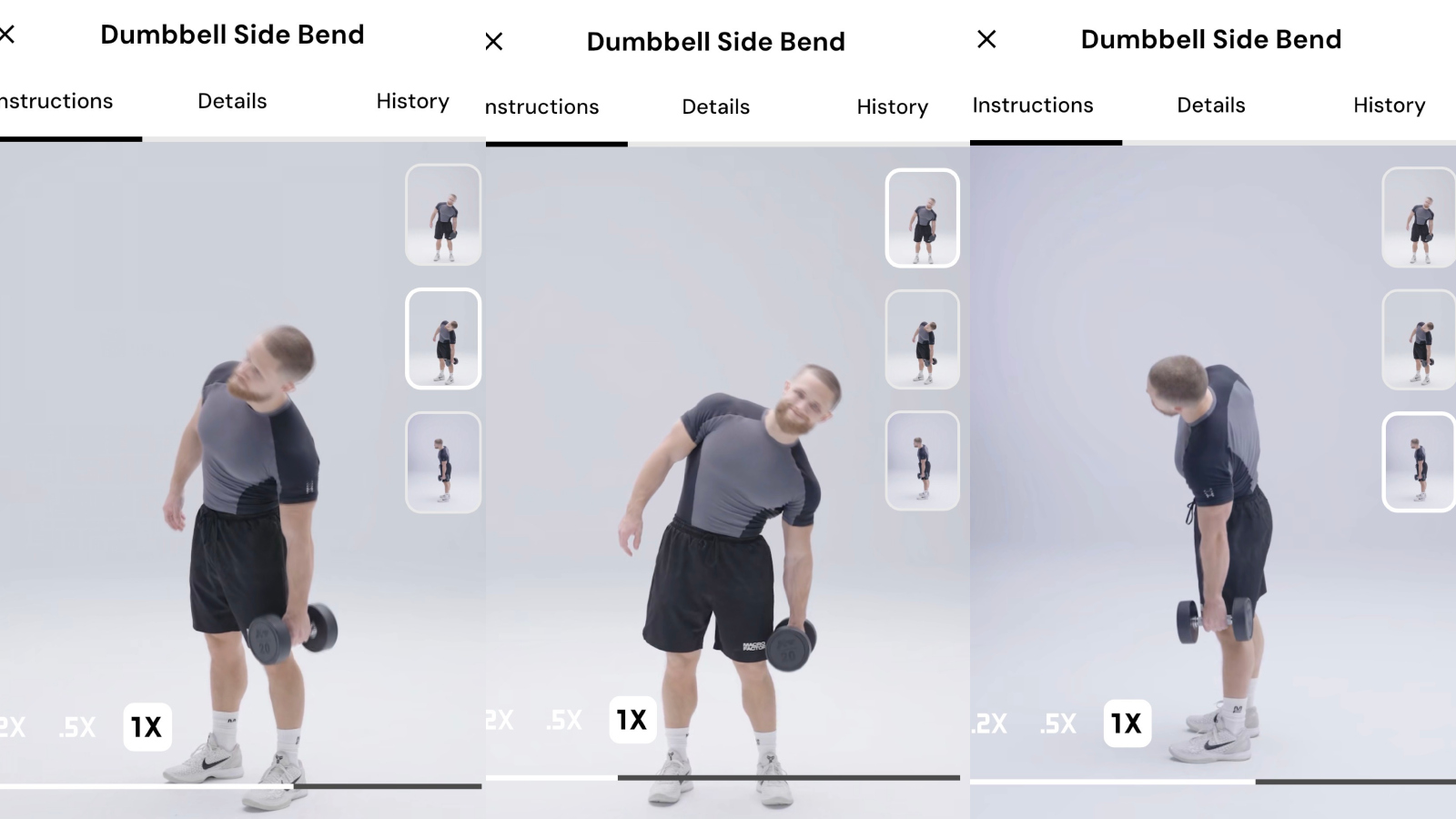 how to do  Dumbbell side bend with MacroFactor Workouts