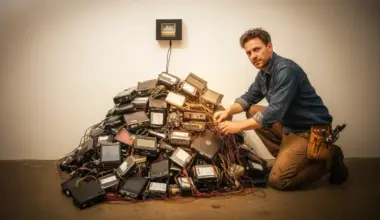 Man powers his home with 650+ recycled laptop batteries for a decade