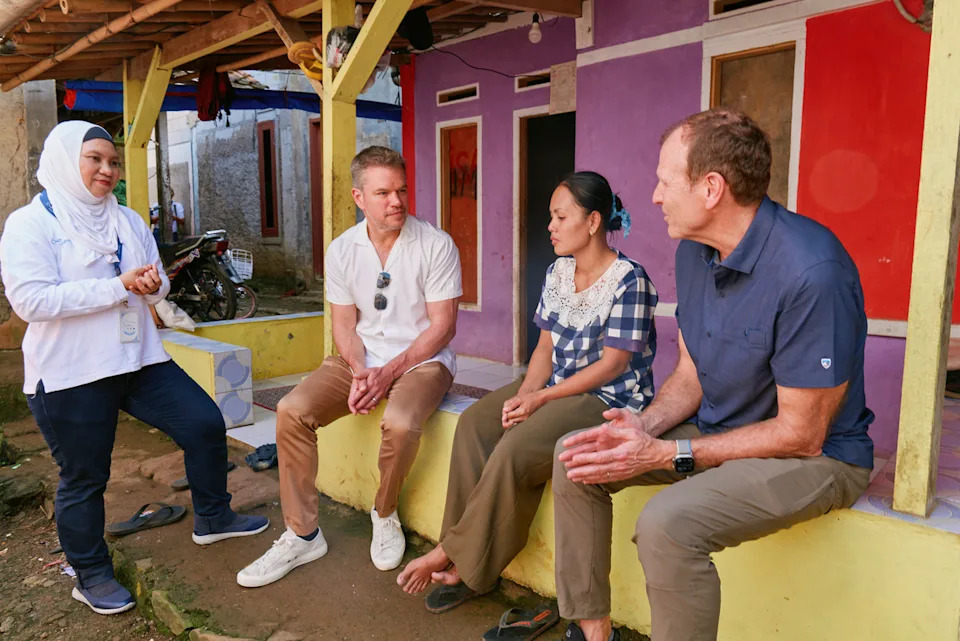 Matt Damon and Gary White