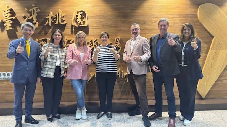 Maureen Pugh, Duncan Webb, Laura McClure, and David Wilson were visiting as part of a cross party Parliamentary group.