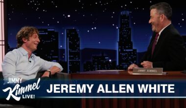 Jeremy Allen White talks Star Wars on Jimmy Kimmel - Fantha Tracks