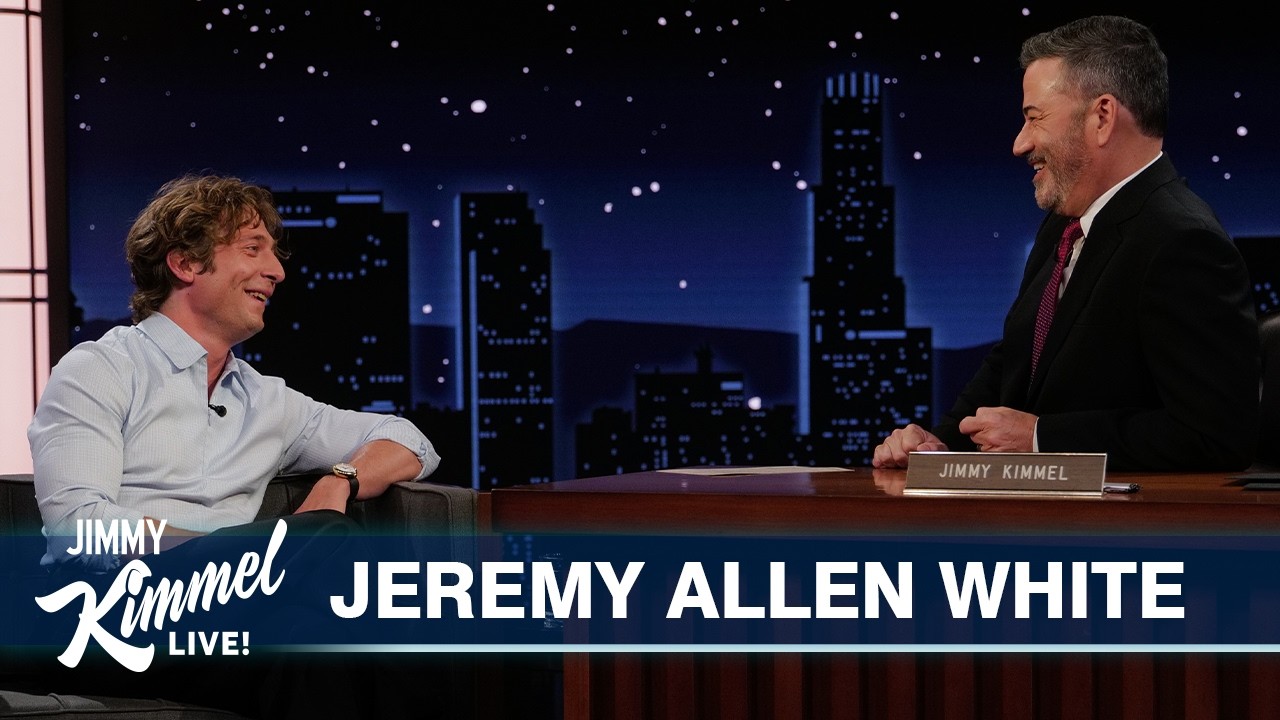 Jeremy Allen White talks Star Wars on Jimmy Kimmel - Fantha Tracks