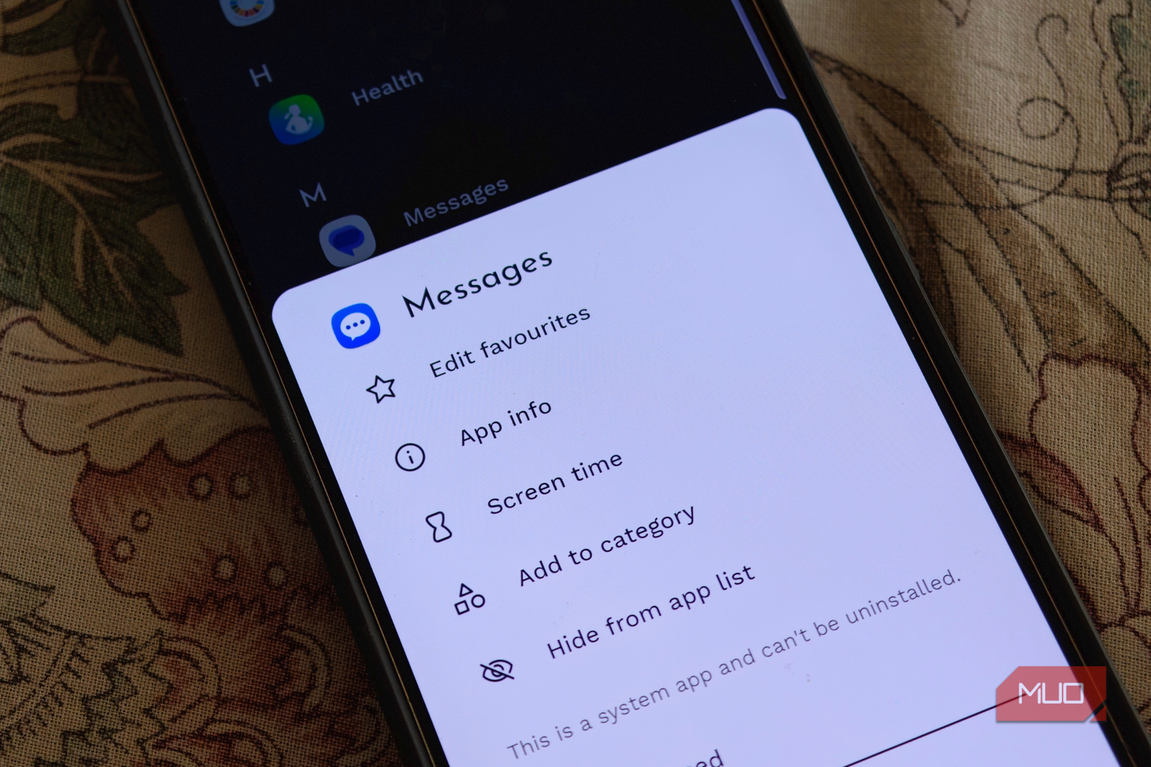 Messages notifications on Niagara launcher