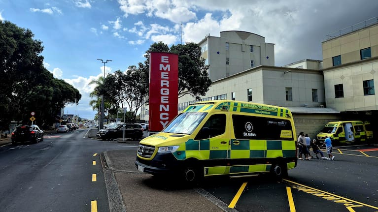 Outside Middlemore Hospital, Auckland
