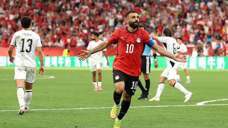 Mo Salah scores against the All Whites