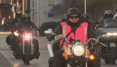 Motorcyclists take ACC protest to court steps