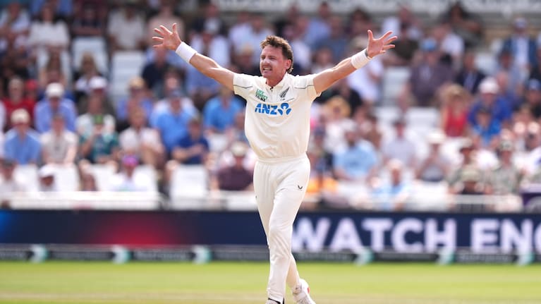 Black Caps bowler Nathan Smith ended the day with four wickets.
