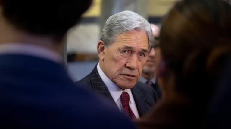 New Zealand First leader Winston Peters.
