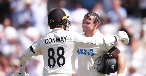 Latham and Conway share 317-run opening stand for Black Caps