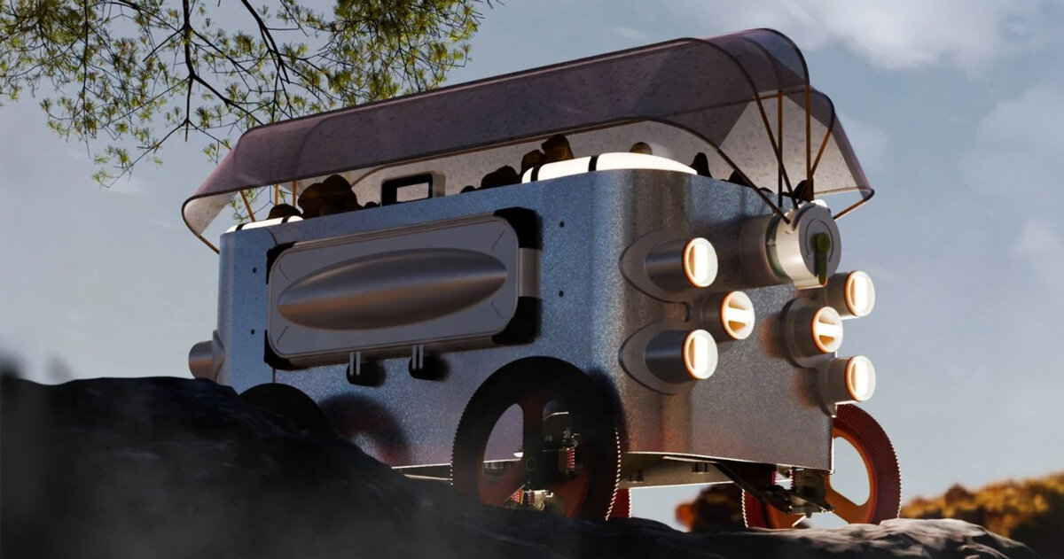 nicolas nielsen designs self-driving HYVE beehive to pollinate cities