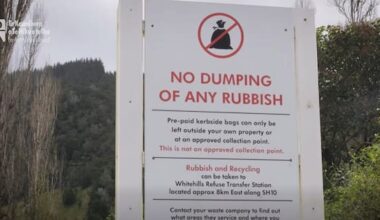 Dumpers heap rubbish under 'No Dumping' sign in Far North
