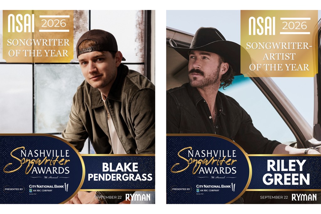 Riley Green, Blake Pendergrass Win Early Nashville Songwriter Awards