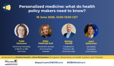 Personalized medicine: What do health policy makers need to know?
