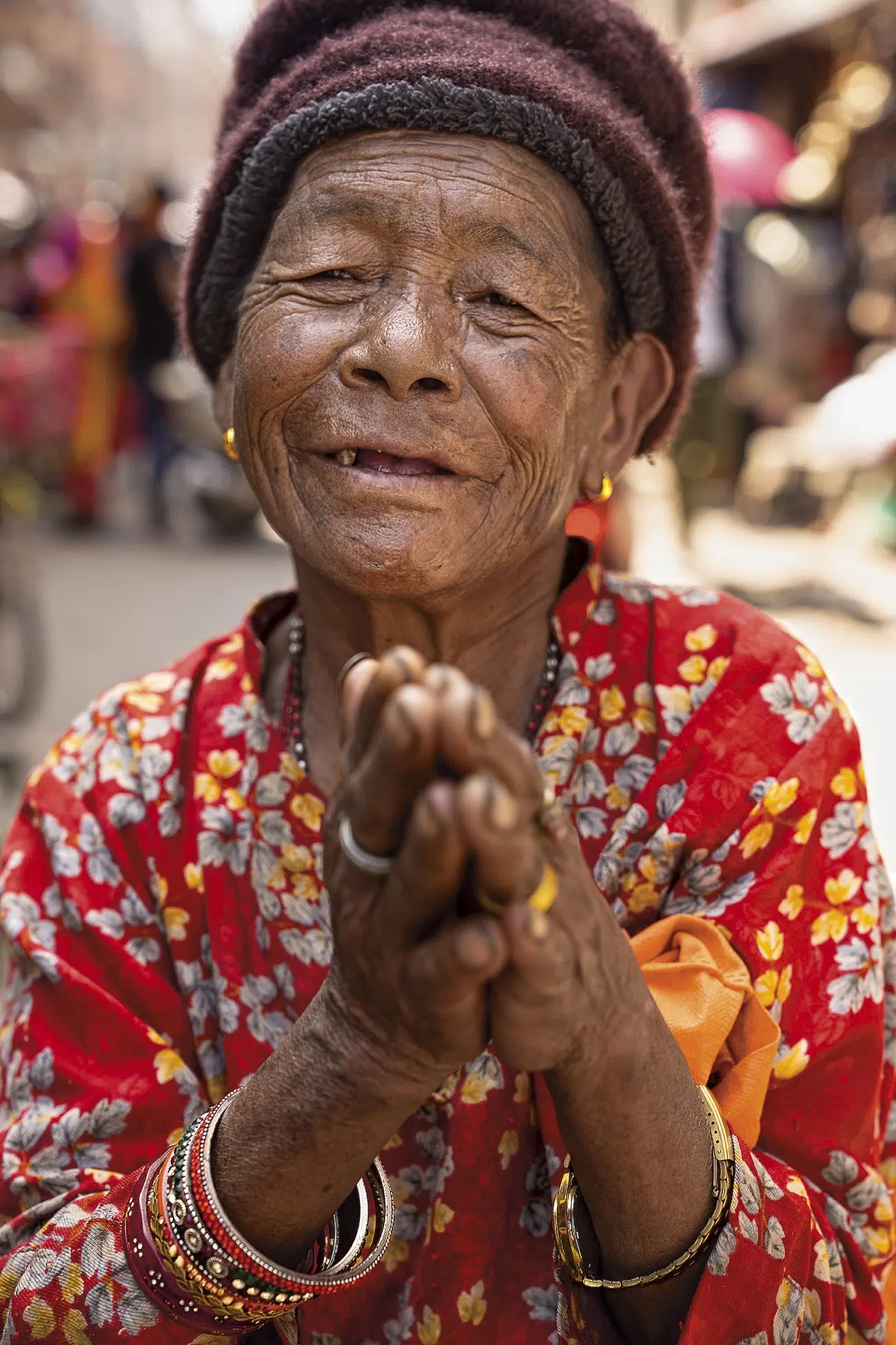 Woman praying