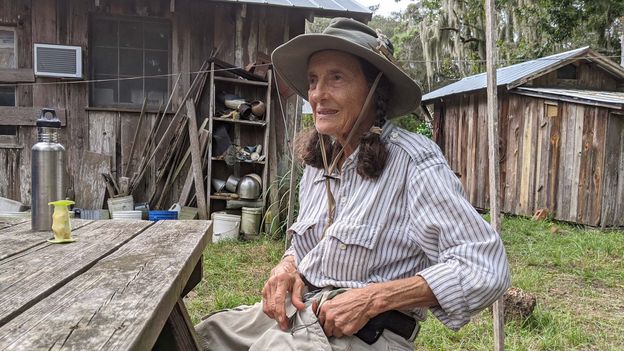 The snake-wrangling 84-year-old who lives on a remote barrier island