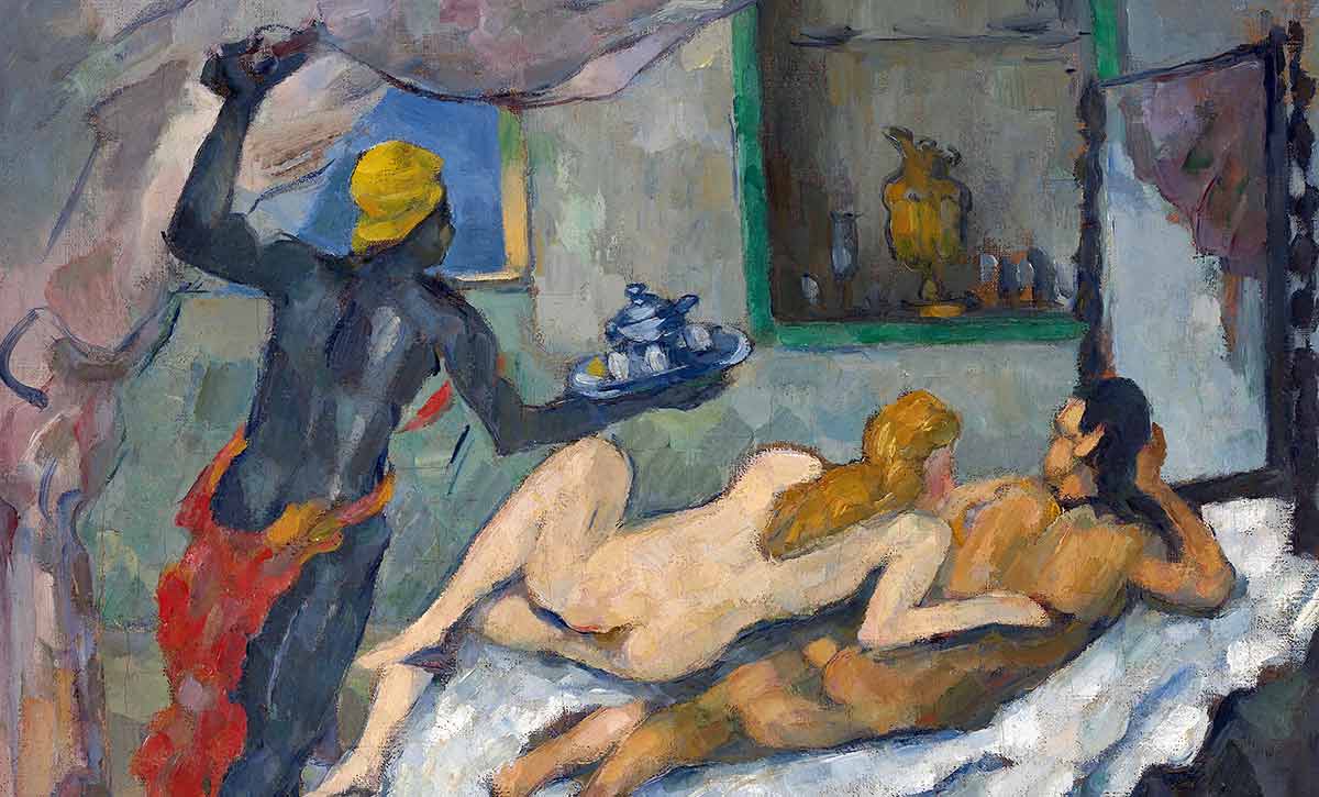paul cezanne l_apres midi naples painting