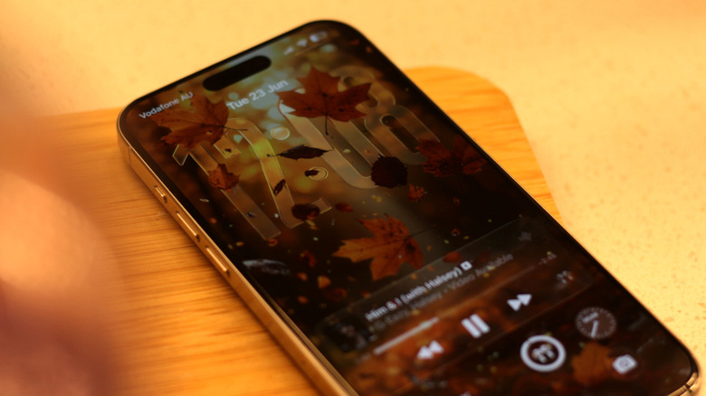 iOS 27 lock screen with Liquid Glass