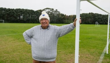 Football goalposts installed on contested Māori Reserve land