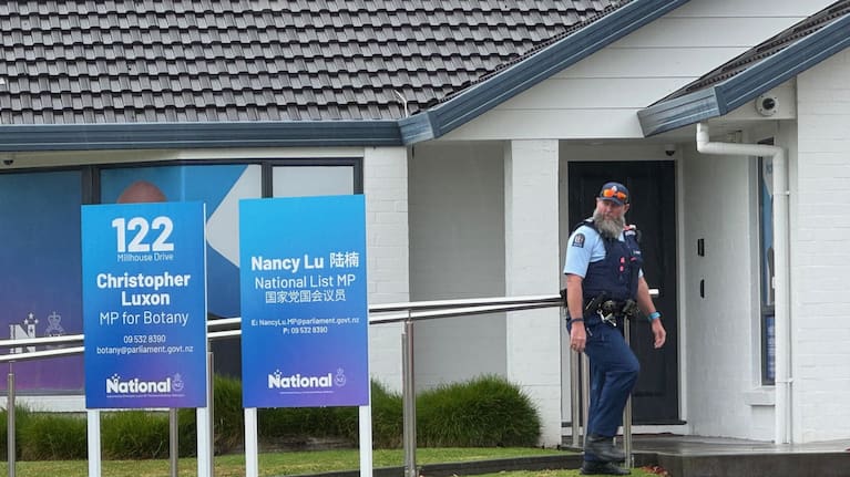 Police are currently present at the Luxon's Botany office.