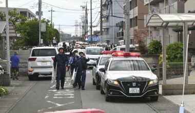 Wandering black bear which scared Japanese city captured