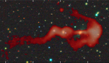 Astronomers Catch the Glowing Shockwave of a Galaxy on the Move