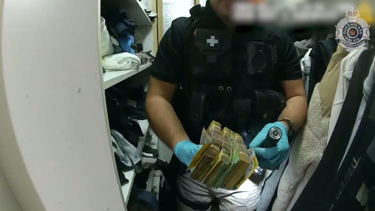 Queensland Police executed search warrants at two addresses in Currumbin and one in Nerang on May 13.
