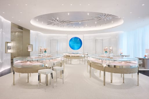 Tiffany & Co. Ginza in Tokyo, Japan by Peter Marino Architects, Kimiko Fujimura, Jun Aoki, Hugh Dutton. Image credit: Tiffany & Co.