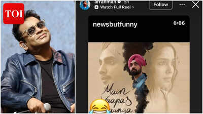 AR Rahman dismisses 'Main Vaapas Aaunga' criticism with laughing emoji amid online debate