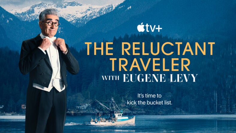 The Reluctant Traveler With Eugene Levy promo art to announce season 4 renewal