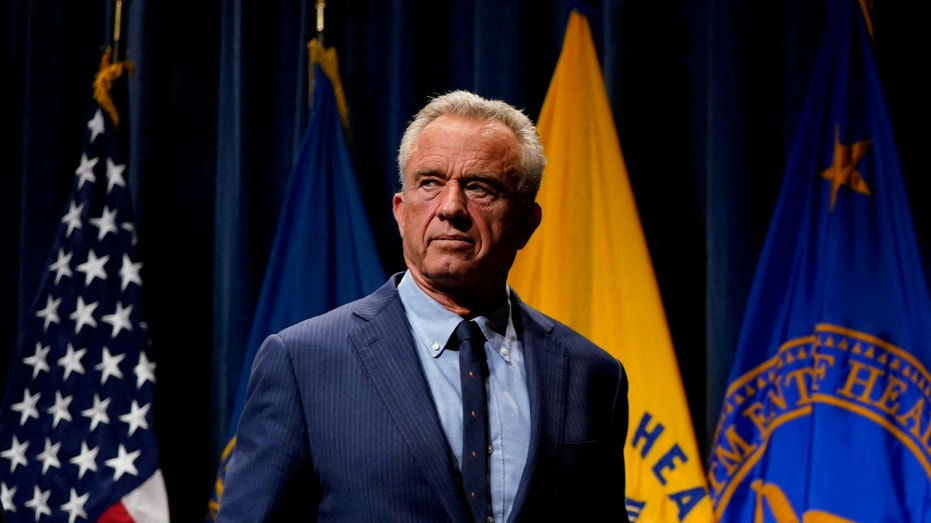 Health and Human Services Secretary Robert F. Kennedy Jr. leaves the stage after discussing the findings of the Centers for Disease Control and Prevention’s (CDC) latest Autism and Developmental Disabilities Monitoring (ADDM) Network survey, at the Department of Health and Human Services in Washington, D.C., U.S., April 16, 2025.