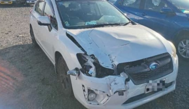 'We should be dead': Truck tyre strikes family's car on Auckland motorway