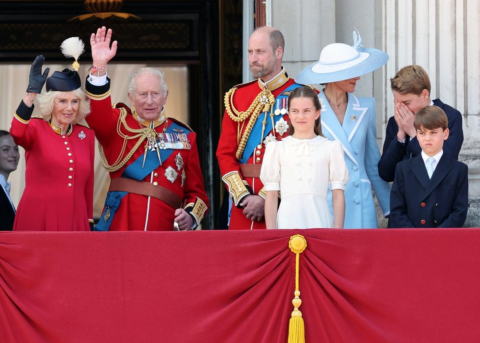 Royal Family Trooping the Colour