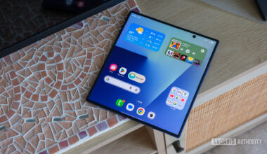 samsung galaxy z fold 7 open lying flat