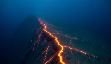 glowing mid-ocean ridge on the ocean floor sea level change deep sea, scientists long focused