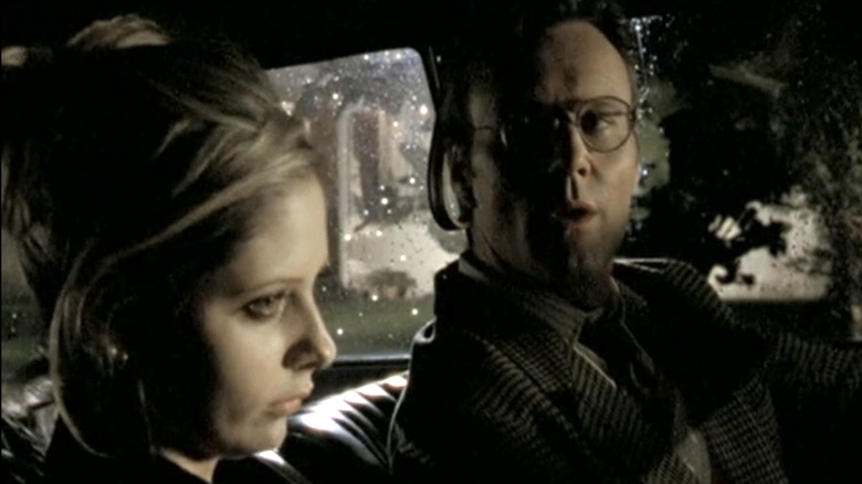 Buffy and Giles in Buffy the Vampire Slayer