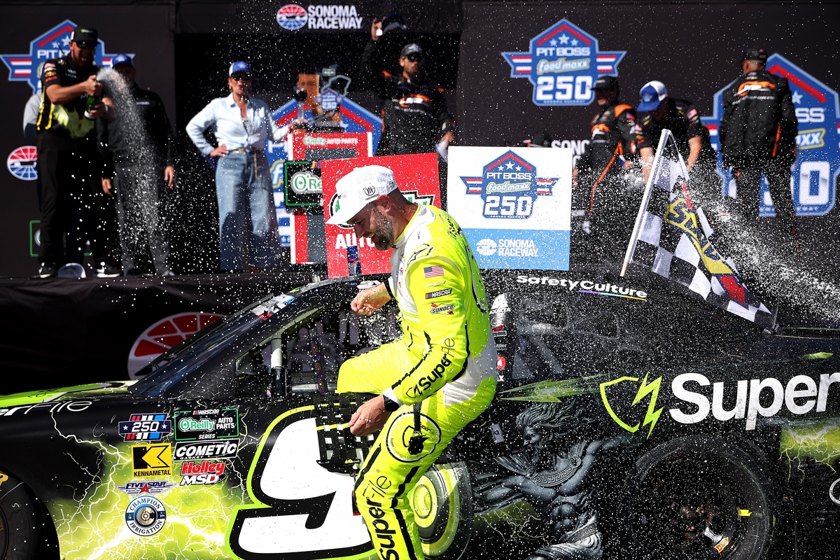 Shane van Gisbergen earns dominant NASCAR O'Reilly win at Sonoma
