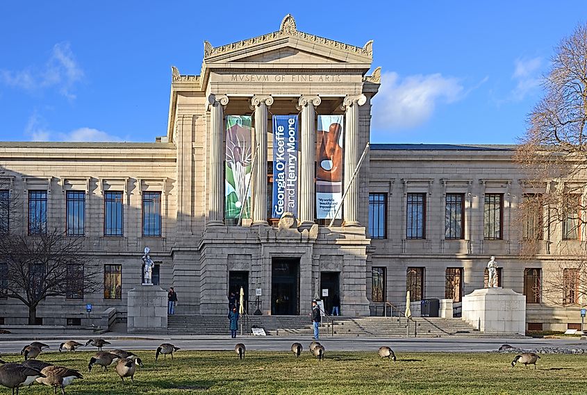 Museum of Fine Arts (MFA Boston) Editorial credit: Popova Valeriya / Shutterstock.com
