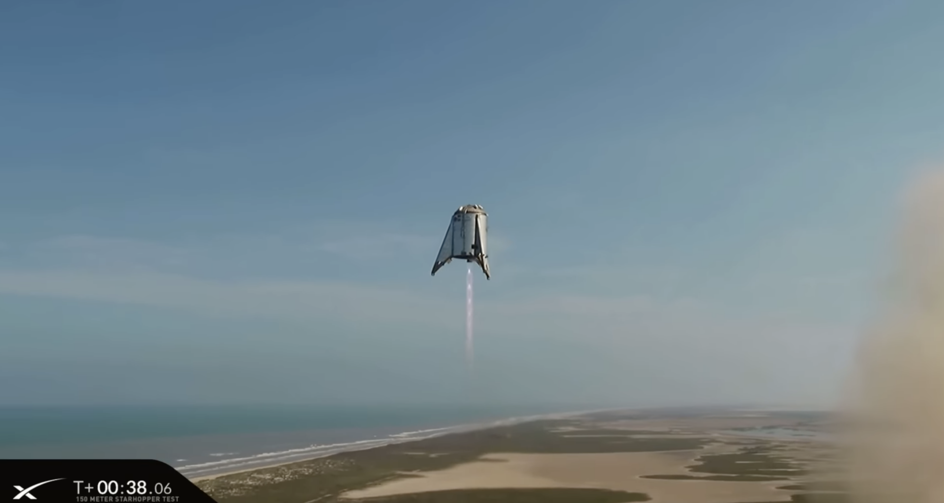SpaceX 150 Meter Starhopper Test