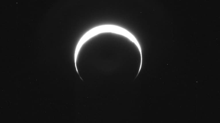 This image provided by the NASA/JPL-Caltech/ASU from the Psyche mission spacecraft shows Mars on Wednesday, May 13, 2026.